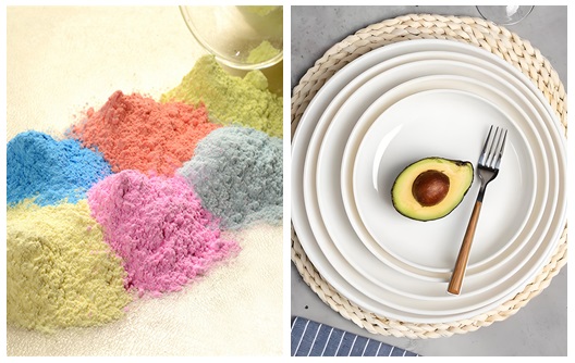 tableware melamine raw material powder from Huafu tableware melamine raw material powder from Huafu