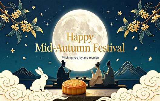 Happy Mid-Autumn Festival Huafu Chemicals Food Grade Melamine Molding Powder Factory